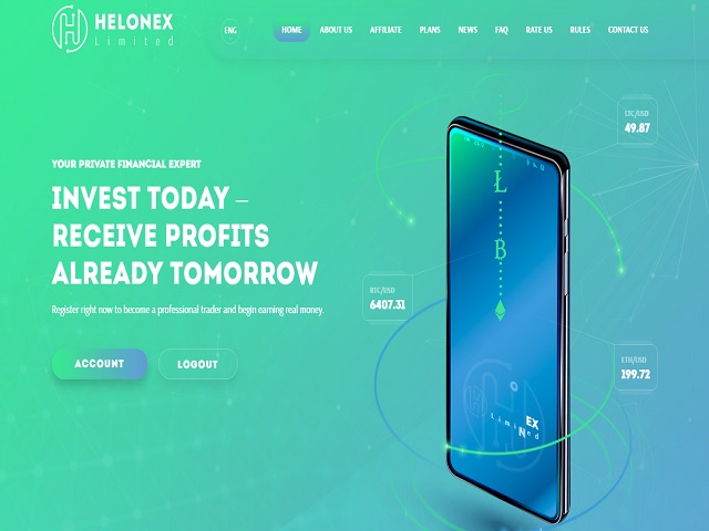 Helonex Limited screenshot